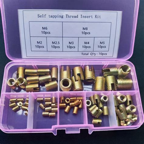 sheet metal screw inserts|threaded insert kits for metal.